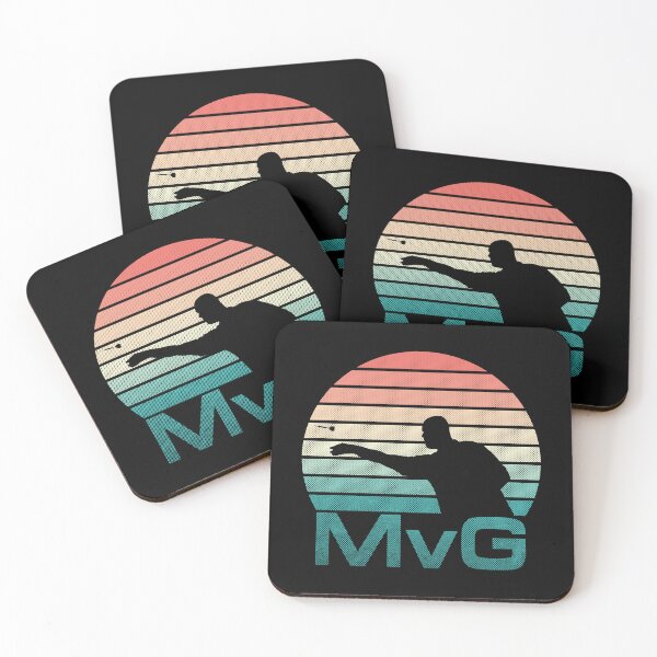 Item preview, MVG Darts retro sunset (distressed look 1) designed and sold by FlawlessCheese.