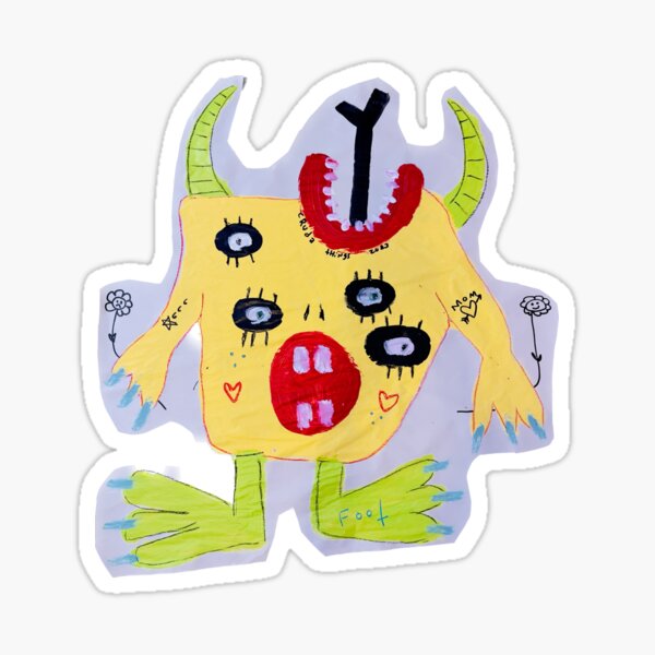 Item preview, Crude Lemon Tart Demon Monster designed and sold by lana guerra.