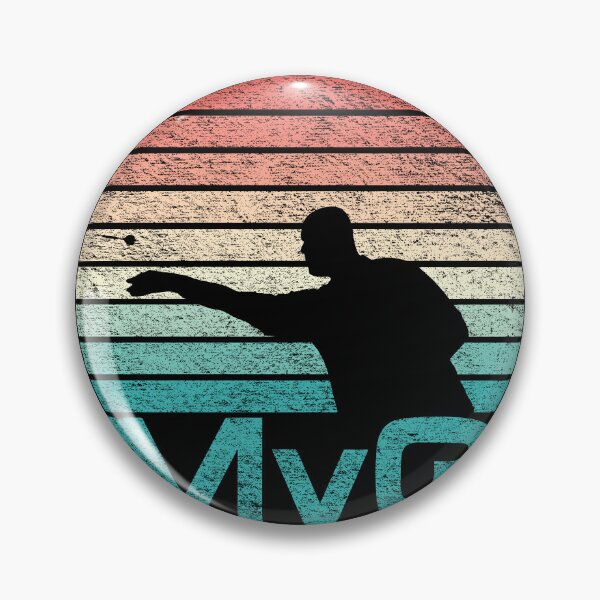 Item preview, MVG Darts retro sunset (distressed look 2) designed and sold by FlawlessCheese.