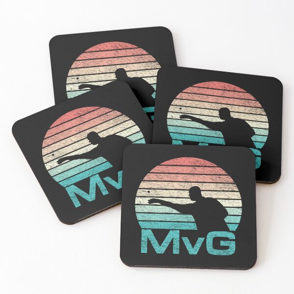Item preview, MVG Darts retro sunset (distressed look 2) designed and sold by FlawlessCheese.