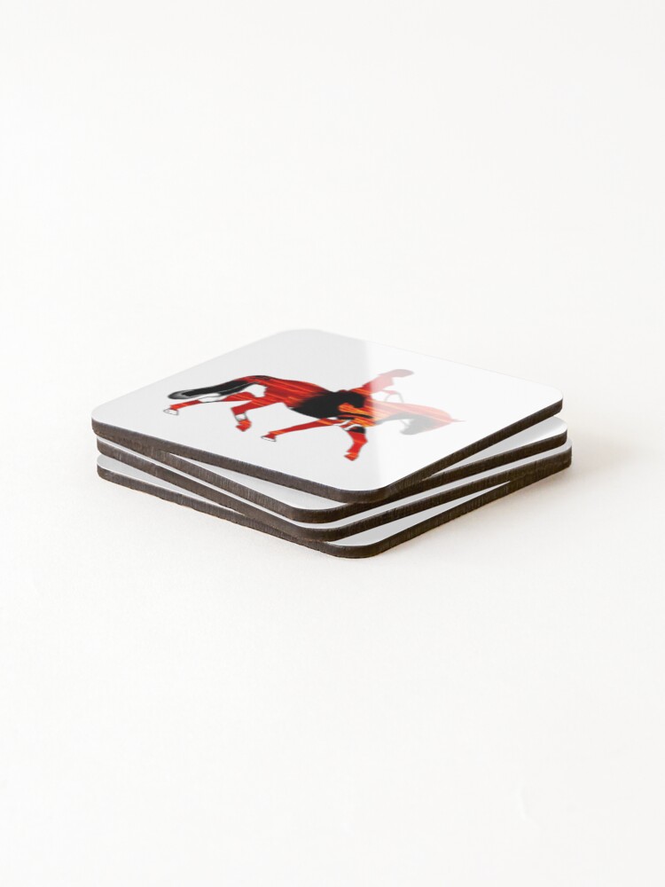 Thumbnail 4 of 5, Coasters (Set of 4), Sunset Rider designed and sold by HanaiPrint.