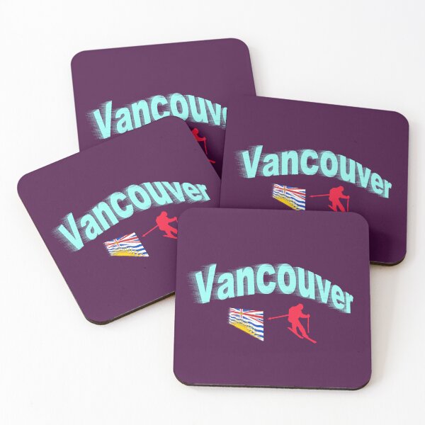 Item preview, Vancouver. Canada Skiing abstract design  designed and sold by lobodelnoir.