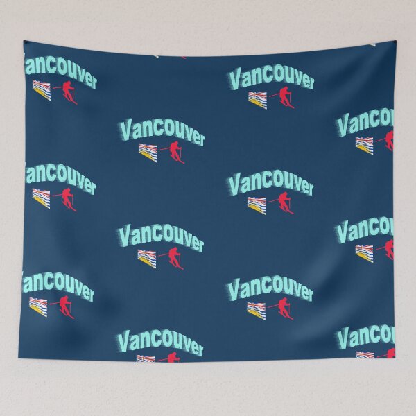 Item preview, Vancouver. Canada Skiing abstract design  designed and sold by lobodelnoir.