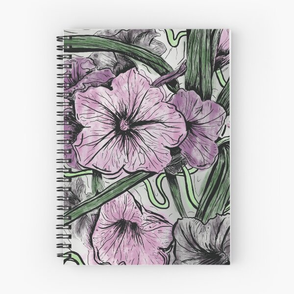 Item preview, Botanical Purple and Pink Flowers designed and sold by Design-Leaf.
