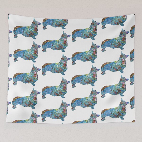 Artikelvorschau, Corgi, Corgi-Malerei, Corgi-Geschenke, Corgi-Druck, Corgi-Becher, Corgi-Kunst, Corgi-Ornament, Corgi-T-Shirt, Corgi-Ornament, Corgi-Dekor, Weihnachtscorgi, entworfen und verkauft von Hazel Ryan Wagner.