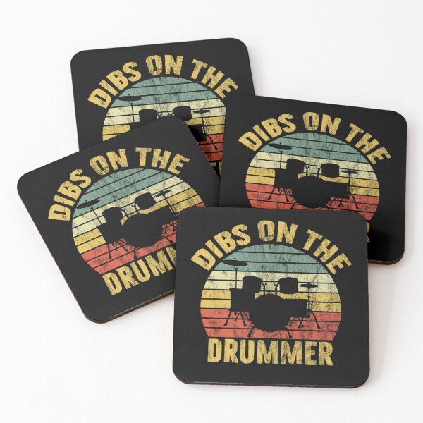 Item preview, Vintage Dibs On The Drummer Funny Drummer Drumming designed and sold by GOODMORNING-ART.