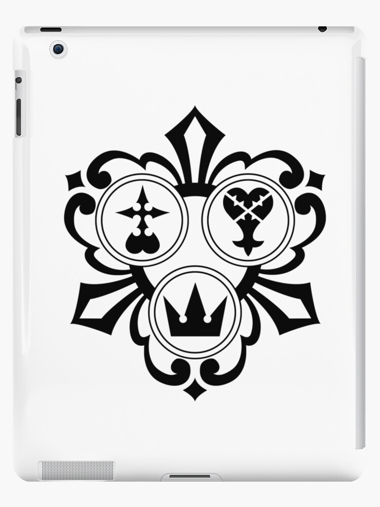 Kingdom Hearts - Heartless, Nobody, Crown Trinity Design | iPad Case & Skin