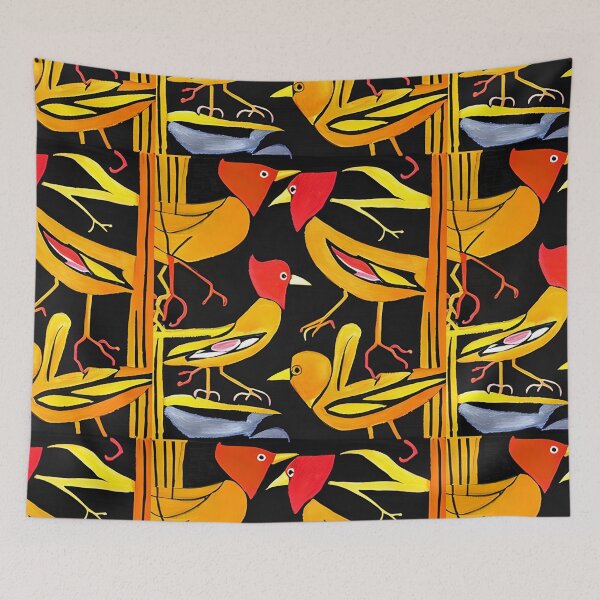 Item preview, Textile Batik Pattern with Floral and Bird Motifs 14 designed and sold by marunoens01.