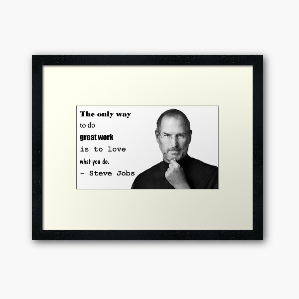 Artikel-Vorschau von Steve Jobs Motivzitat, designt und verkauft von safaalixox.