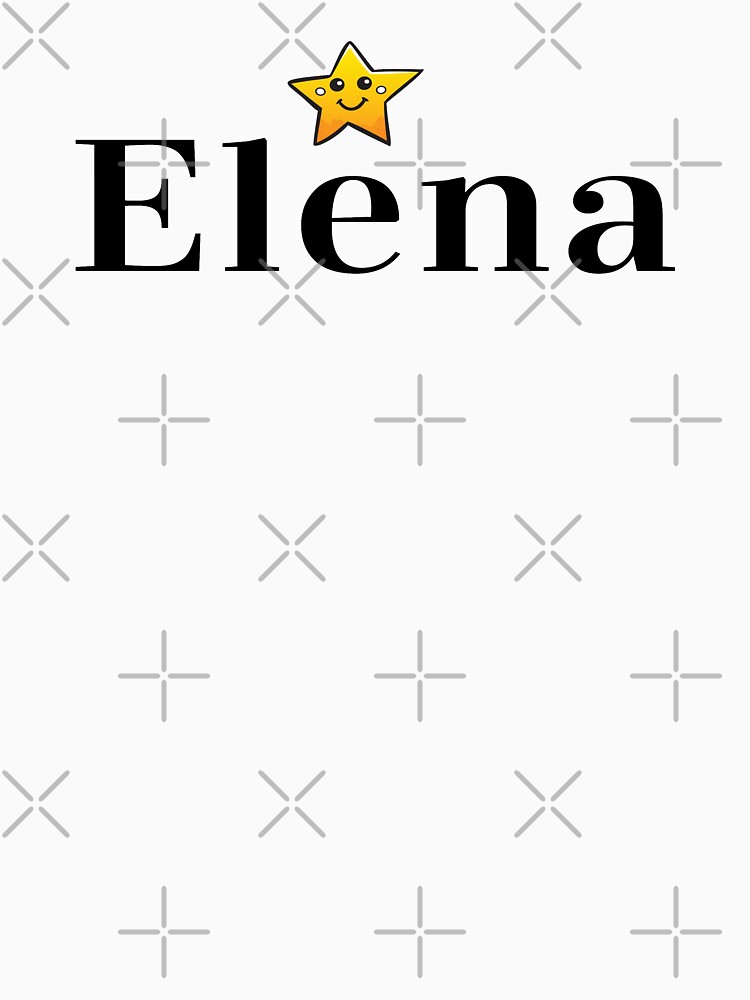 elena-name-elena-meaning-shining-light-t-shirt-for-sale-by