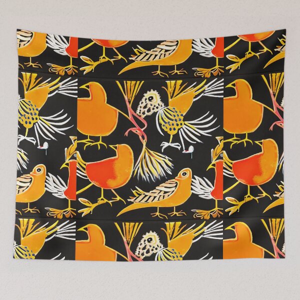 Item preview, Textile Batik Pattern with Floral and Bird Motifs 16 designed and sold by marunoens01.
