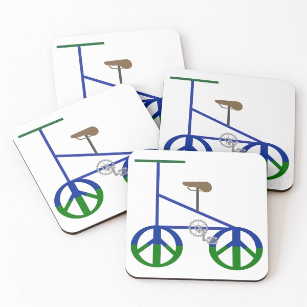 Item preview, Bicycle with peace sign wheels  designed and sold by Rachel the Artist .