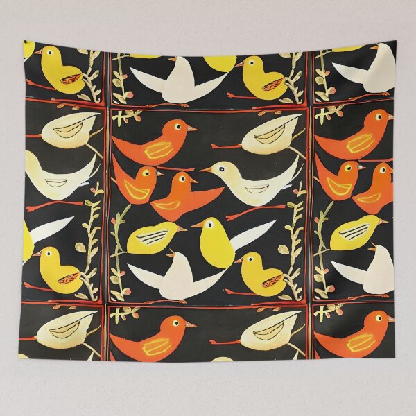 Item preview, Textile Batik Pattern with Floral and Bird Motifs 17 designed and sold by marunoens01.