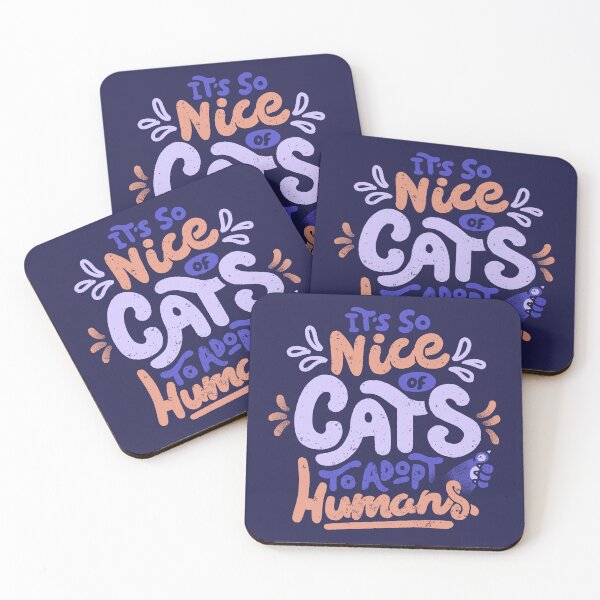 Item preview, It's So Nice Of Cats To Adopt Humans by Tobe Fonseca designed and sold by Tobe Fonseca®.
