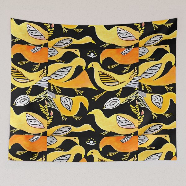 Item preview, Textile Batik Pattern with Floral and Bird Motifs 18 designed and sold by marunoens01.