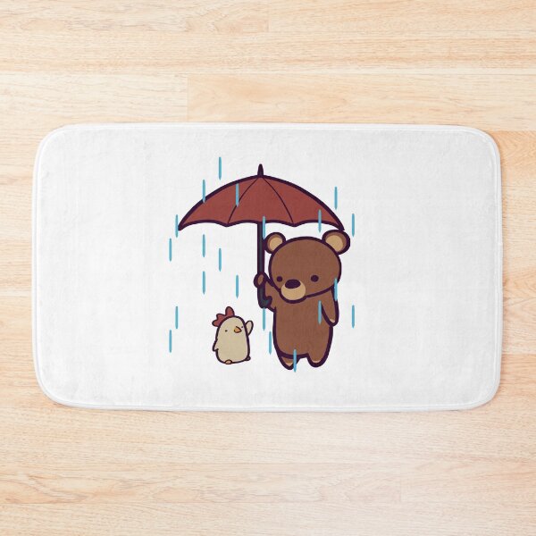 Item preview, Drizzly Bear With a Cute Cartoon Animal Friend designed and sold by ThumboArtBumbo.