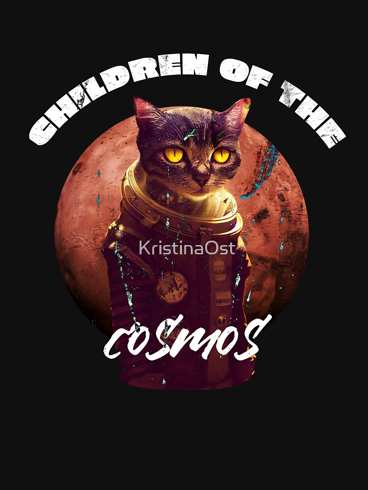 Discover Children of the Cosmos - Cat on the Moon | Essential T-Shirt 