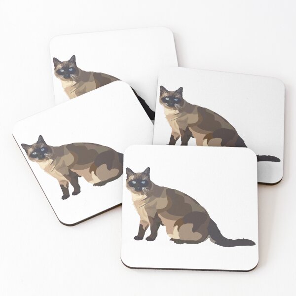 Item preview, Siamese cat designed and sold by Gile-Shop.