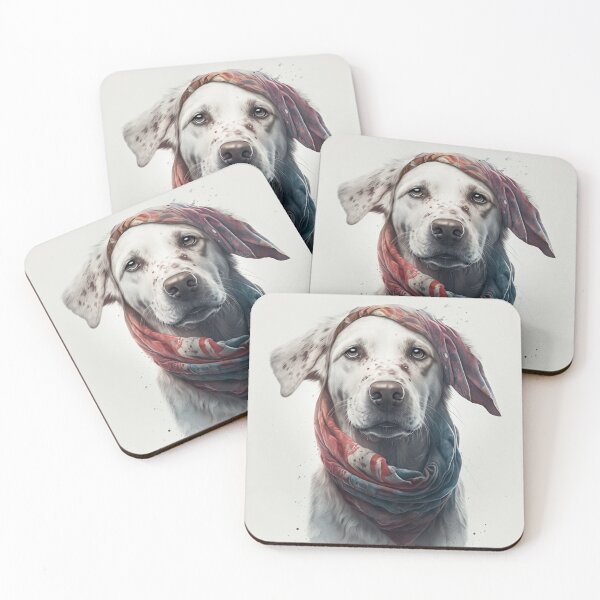 Item preview, Pretty Cute Dog With A Red Bandana designed and sold by WixWorks.