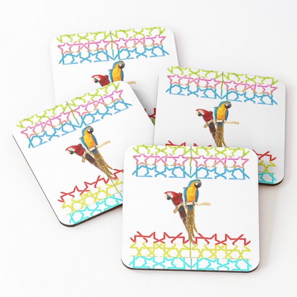 Item preview, Retro moroccan mosaic for parrots  designed and sold by Delnet ⭐⭐⭐⭐⭐.