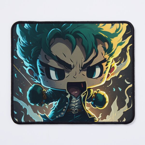 Item preview, A cute zoro one piece chibi mind-blown, splash, popcorn, boxing, goodwill hunting designed and sold by Valeree Store.