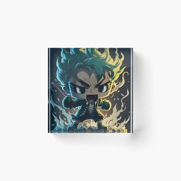 Item preview, A cute zoro one piece chibi mind-blown, splash, popcorn, boxing, goodwill hunting designed and sold by Valeree Store.