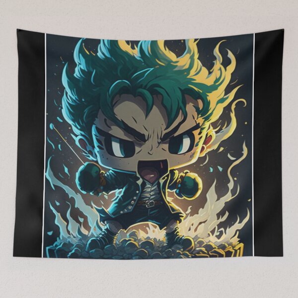 Item preview, A cute zoro one piece chibi mind-blown, splash, popcorn, boxing, goodwill hunting designed and sold by Valeree Store.