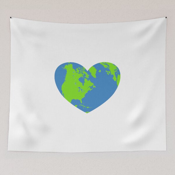 Item preview, Heart Shaped Earth designed and sold by Inspirationmotivation.