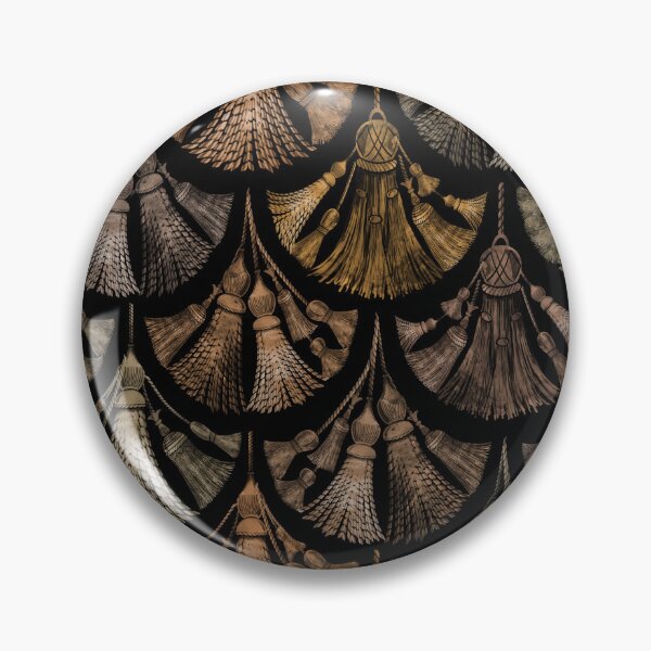 Item preview, Tassels pattern, passementerie, multicolored, shades of brown, mermaid designed and sold by Katj-A-Studio.