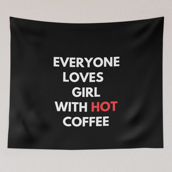 Item preview, Everyone loves girl with hot coffee designed and sold by ProtonProject.