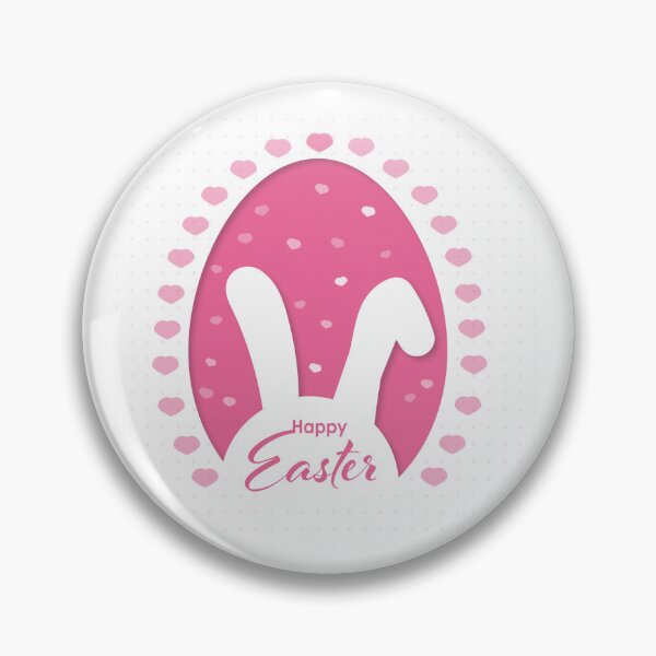 Item preview, Bunny Bliss: Cheerful Ears with Fun Heart Accents for Easter 2024 designed and sold by EmeraldeaArt.
