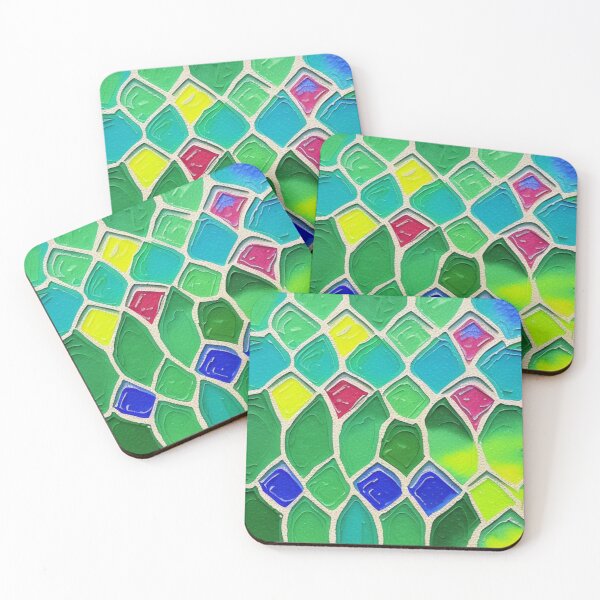 Item preview, mosaic - artistic - green water designed and sold by AttitudeNova.