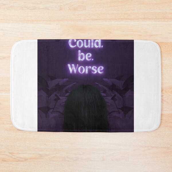 Item preview, Could Be Worse Purple 3D Quote Aesthetics designed and sold by Screenpaint.