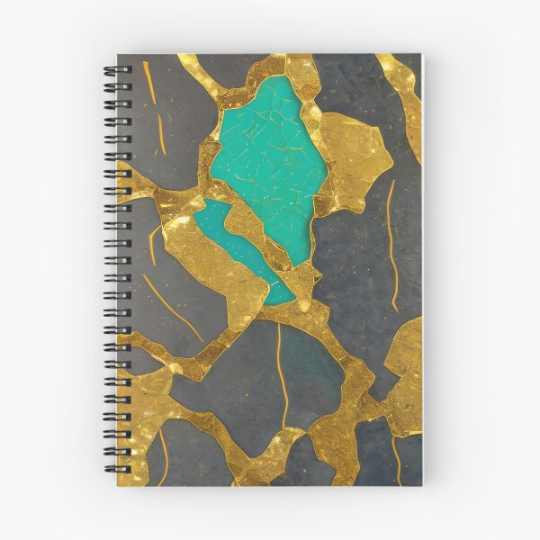 Item preview, Variscite Inspired Design With A Touch Of Gold (02) designed and sold by DEBPIX.
