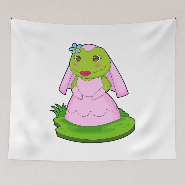 Aperçu de l'œuvre Frog Bride Flower Wedding créée et vendue par Snabdesign84.