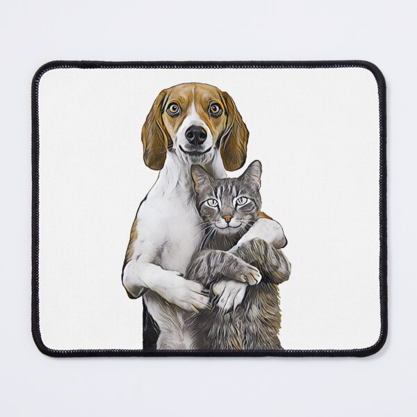 Item preview, Cat & Dog In Lovley Hug designed and sold by Gile-Shop.