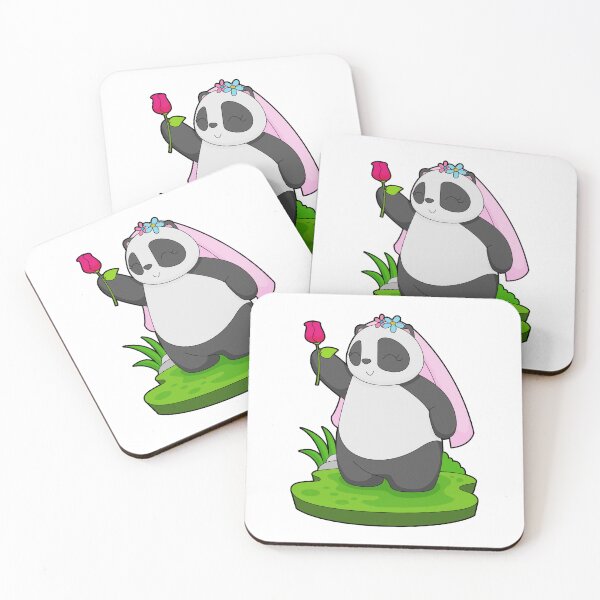 Item preview, Panda Bride Rose Wedding designed and sold by Snabdesign84.