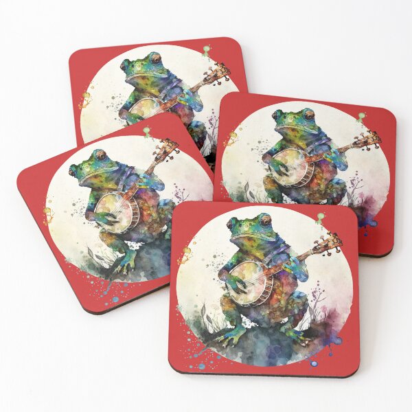 Item preview, Frog Strummin': Get Hoppin' with the Frog Banjo Collection! designed and sold by ThePurpleMelon.