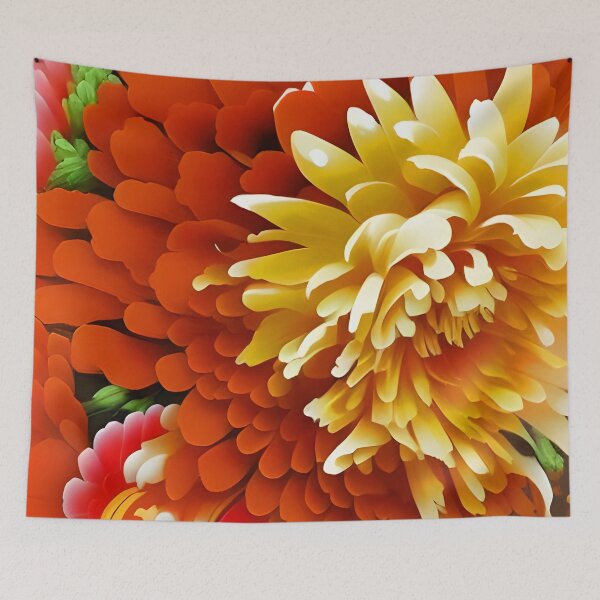 Item preview, Chinese flower bouquet in a temple in Taiwan designed and sold by Kawaii Girl.