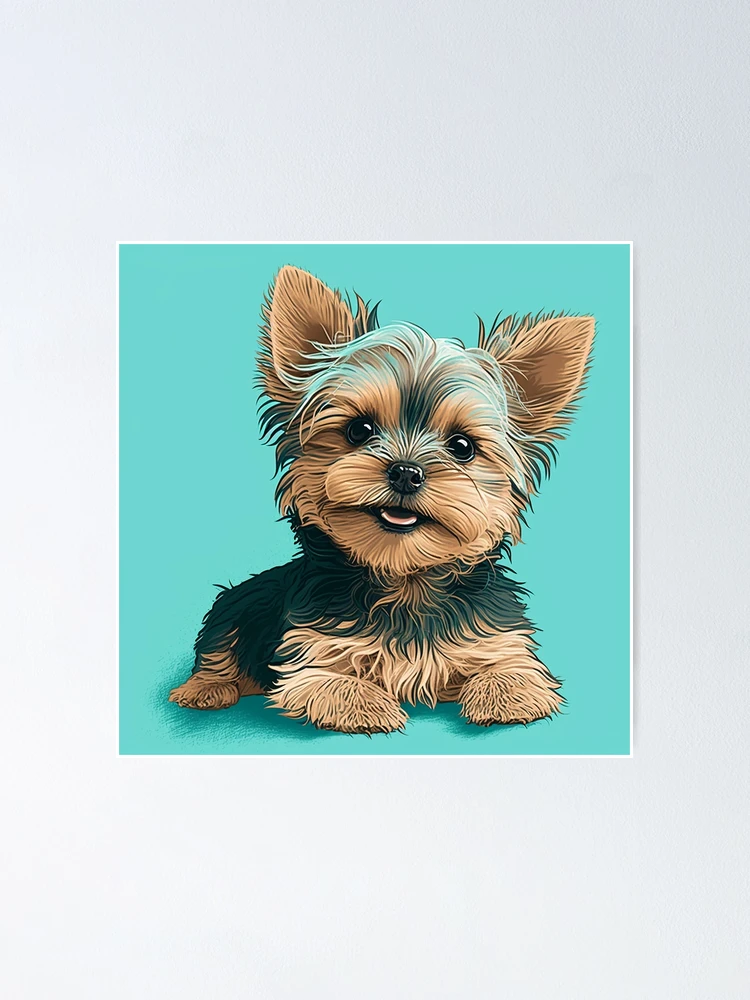 The Stupell Home Decor Collection Orange Yorkie Puppy Dog Fashion Purse  Accessories by Ziwei Li Floater Frame Animal Wall Art Print 31 in. x 25 in.  am-104_ffg_24x30 - The Home Depot
