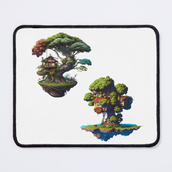 Item preview, Bonsai tree house sticker pack design in watercolour  designed and sold by Branjos.