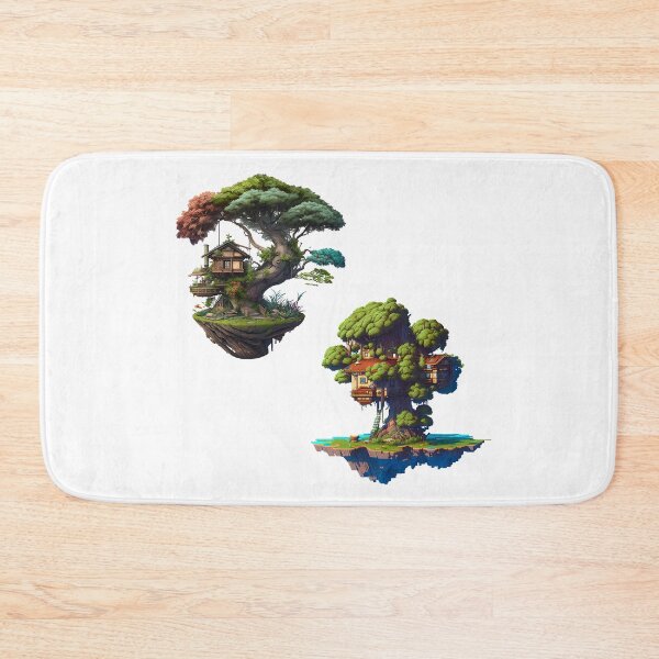 Item preview, Bonsai tree house sticker pack design in watercolour  designed and sold by Branjos.