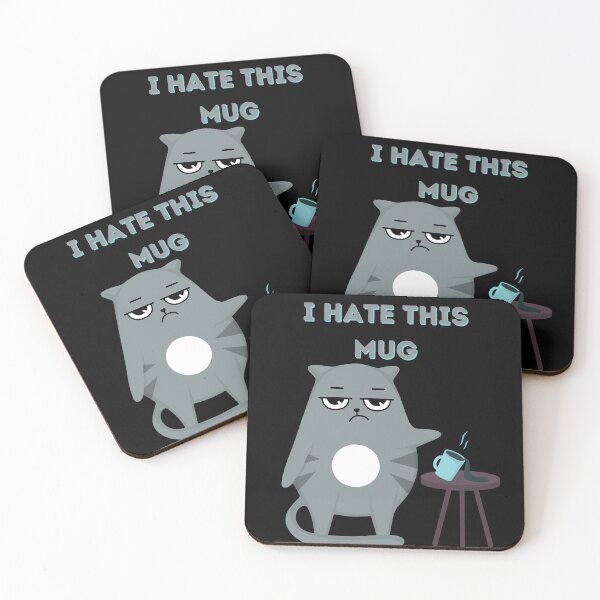 Item preview, Funny lazy bored cat love to hate everything funny cat gifts  designed and sold by VectorPower.