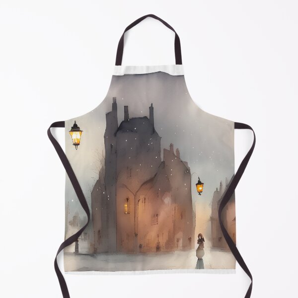 Item preview, watercolor night city designed and sold by ViktorVigo.