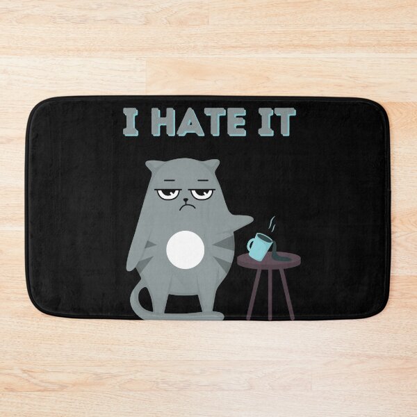Item preview, Funny lazy bored cat love to hate everything funny cat gifts  designed and sold by VectorPower.