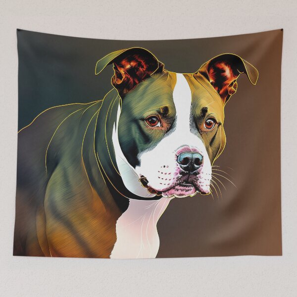 Item preview, Majestic Canine: Staffordshire Bull Terrier designed and sold by DavesDogShop.