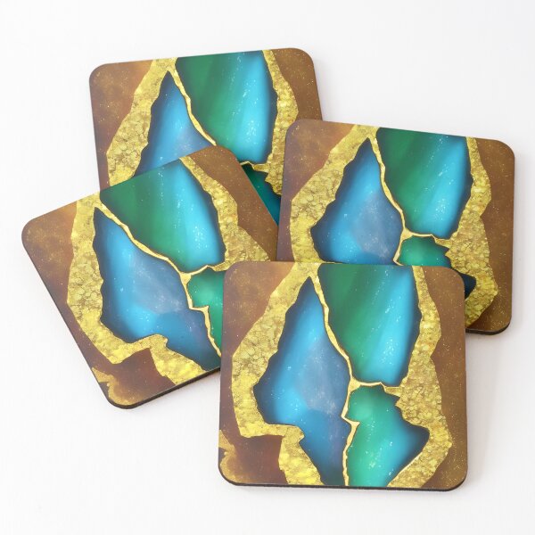 Artikelvorschau, Tourmaline Inspired Design With A Touch Of Gold (01) entworfen und verkauft von DEBPIX.