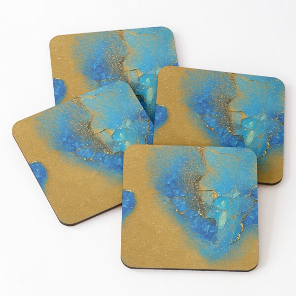 Artikelvorschau, Shattuckite Inspired Design With A Touch Of Gold (02) entworfen und verkauft von DEBPIX.