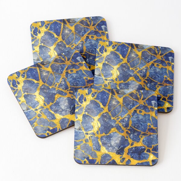 Item preview, Sodalite Inspired Design With A Touch Of Gold (01) designed and sold by DEBPIX.