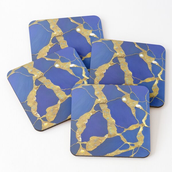 Artikelvorschau, Sapphire Inspired Design With A Touch Of Gold (02) entworfen und verkauft von DEBPIX.
